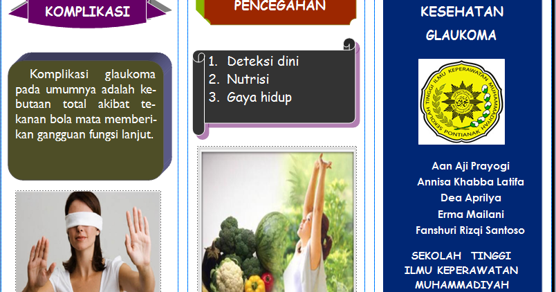 Anira Forever ♥: Contoh Leaflet Glaukoma