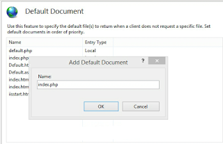 Default Document IIS