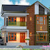 4 bedroom 1785 square feet sloping roof house design