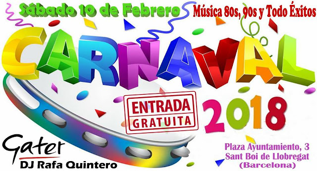 Flyer Carnaval 80s 90s Todo Éxitos