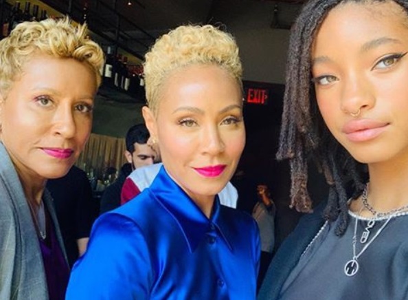 Jada Pinkett, Mum & Daughter Love Up In Three Generation Inspired Photo.