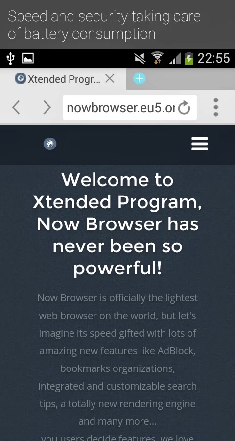 Now Browser Extended(Material) v1.7