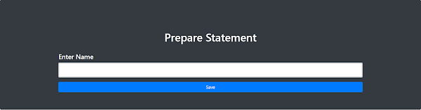 PHP Prepared Statements 