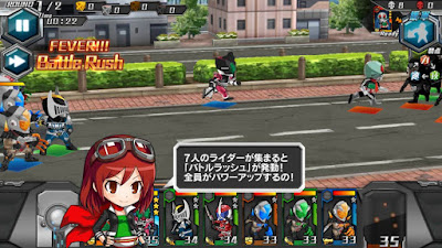 Download Kamen Rider Battle Rush v 1.1.2 Apk for Android Terbaru