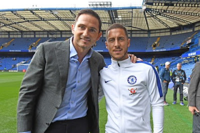 EDEN HARD NOT SUPRISE BY FRANK LAMPARED'S SUCESS AT CHELSEA AND PRAISES YOUNGSTARS