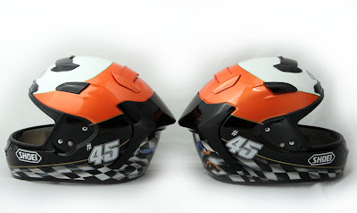 Martin Bauer’s Helmet SHOEI Airbrushed Designs 1