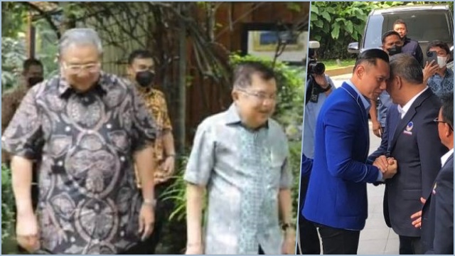 SBY dan JK Bertemu di Cikeas, Berkaitan dengan Pertemuan AHY ke Nasdem?