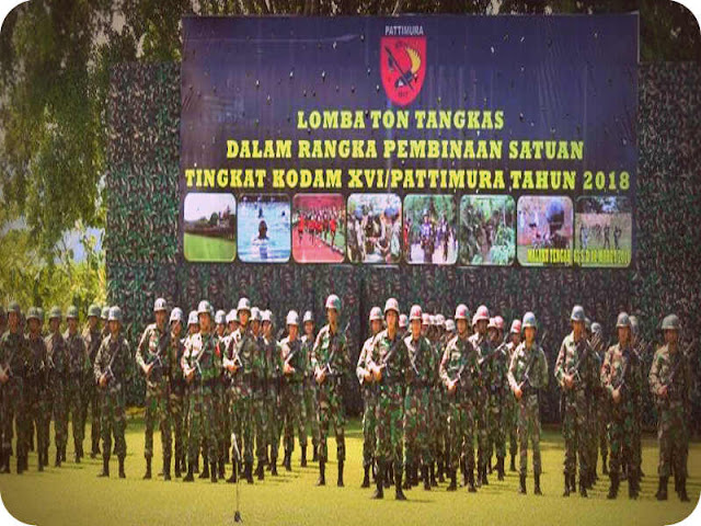 Yonif 731 Kabaresi Tuntaskan Materi Lintas Medan pada Tontangkas