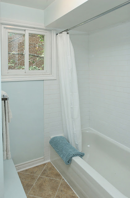 subway tile bathroom