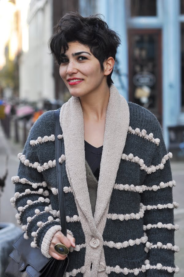 Pom pom Cardigan