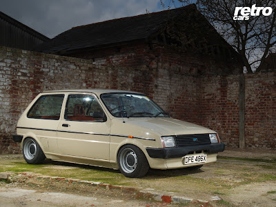  some nice wide banded steels there's a turbo under the bonnet too