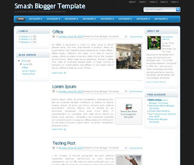 Smash Blogger Template