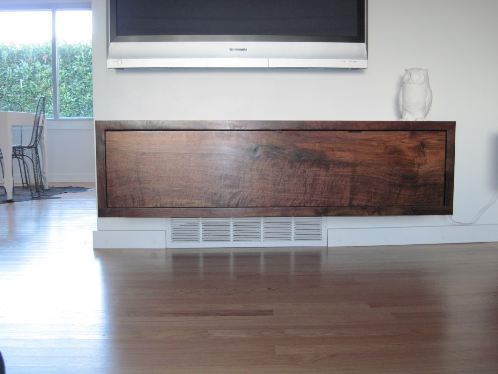 W + L: TV console. it's floating