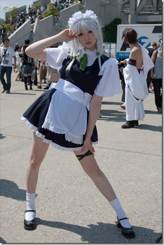 unknown cosplay 033 from comiket 2009 - touhou project cosplay - izayoi sakuya
