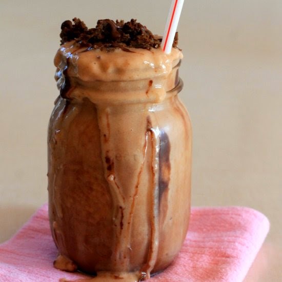 Picture of banana brownie smoothie recipe