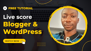 How to Add Free Live Score in Blogger Blog and WordPress