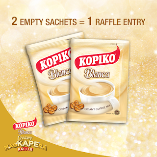 Kopiko Blanca Creamy MagKAPEra Raffle Promo, Philippines promo, contest, raffle