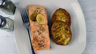 backed salmon recipe making steps-healthyfoodpot.com