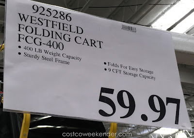Deal for the Westfield Fold-a-Cart Folding Cart FCG-400 at Costco