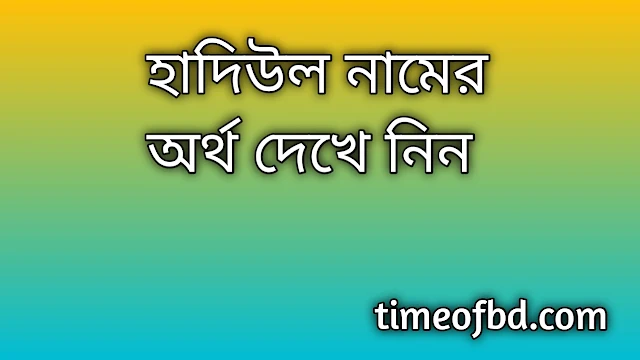 Hadiul name meaning in Bengali, হাদিউল নামের অর্থ কি, হাদিউল নামের বাংলা অর্থ কি,Hadiul namer ortho ki, Hadiul name meaning, Hadiul name meaning in Islam, Hadiul Name meaning in Quran,হাদিউল নামের ইসলামিক অর্থ কি