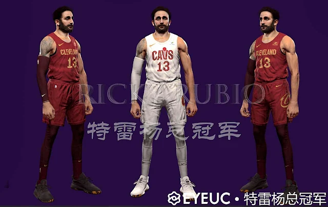 NBA 2K23 Ricky Rubio Cyberface