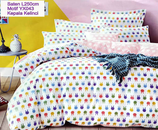 Sprei Anak Motif Kepala Kelinci