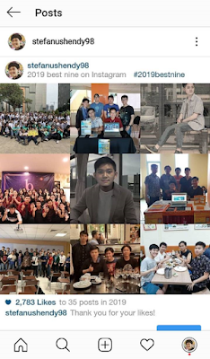 Berhasil!!! Best Nine Instagram kalian berhasil dibuat dan juga berhasil di share di Instagram