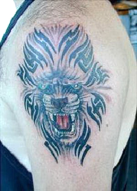 Cool Wolf Tattoo Designs The