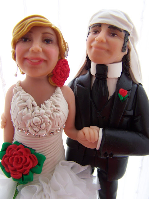 Figuras personalizadas para tu tarta de Boda Laura Guarnieri