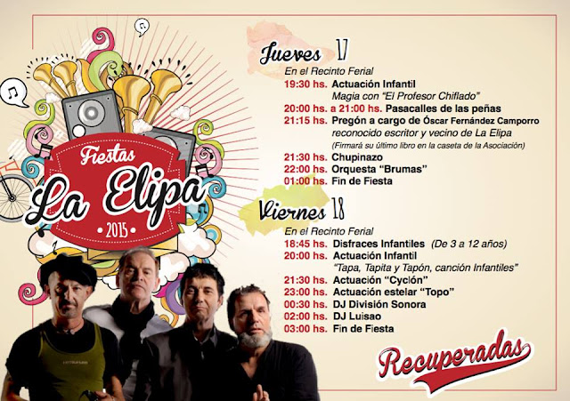 Fiesta de la Elipa 2015 - Programa de fiestas.