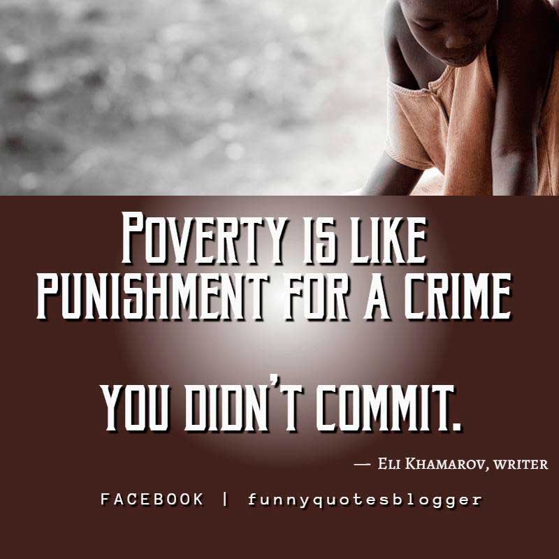 Poverty Quotes and Poverty Sayings