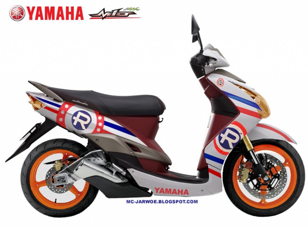 Foto Modifikasi Motor Yamaha Mio Sporty title=