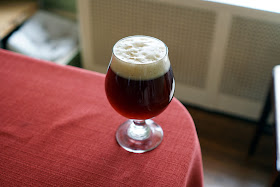 Finished Pomegranate-Cardamom Dubbel!