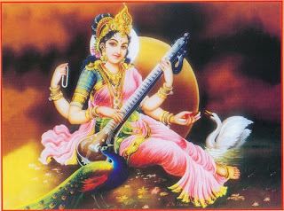 Hindu Goddess Sarasvati Photo and Wallpaper