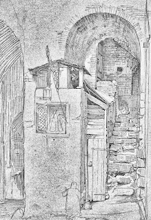 Ruined Stairs at Neuss; Johann Wilhelm Shirmer