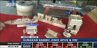 Proses pengerjaan yang tampak sederhana ini ternyata memiliki detail yang rinci. Bambu yang digunakan terbatas, hanya bambu jenis apus dan ori