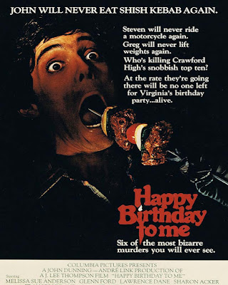 영화 리뷰 | 해피 버스데이 투 미(Happy Birthday To Me, 1981) | 뜻밖의 범인 찾기 놀이, 시시한 반전?