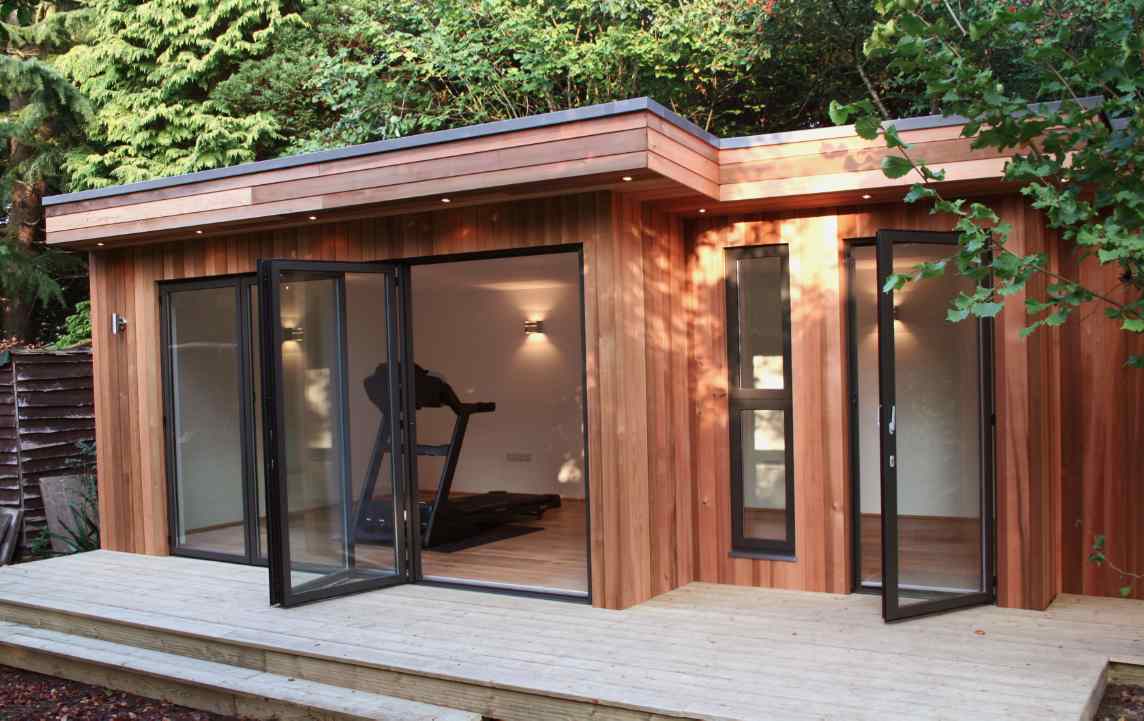 The beauty of a garden office is that you can mix business with ...
