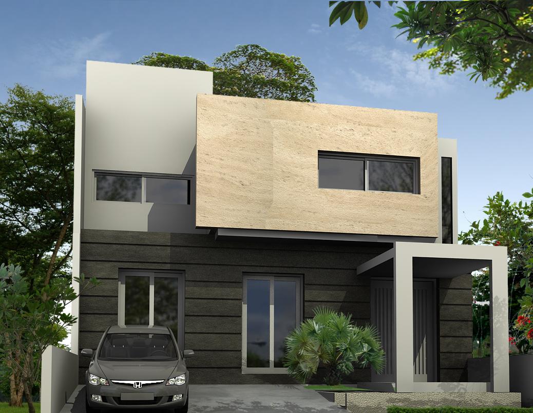 Tampak Depan Rumah Minimalis 2 Lantai Desain Rumah Minimalis