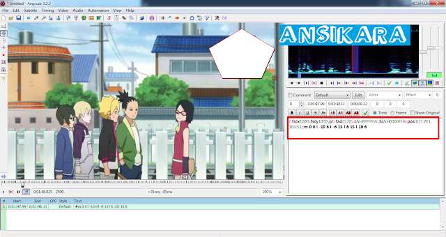 Cara Membuat dan Memasukkan Gambar / Logo Ke Aegisub by #UzumakiSyahrul 1.3
