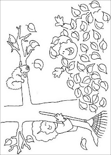 Free Fall Coloring Pages