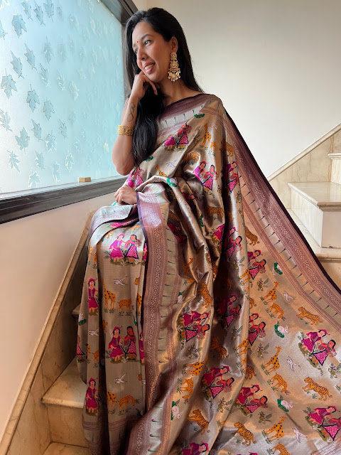 Banarasi paithani saree