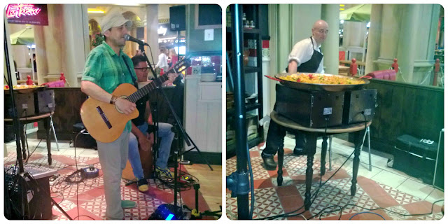 Live Music and Paella making at La Tasca Trafford Centre Manchester