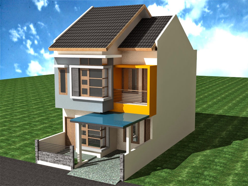 Desain Rumah Minimalis  2 Lantai Type 29 Foto Desain 