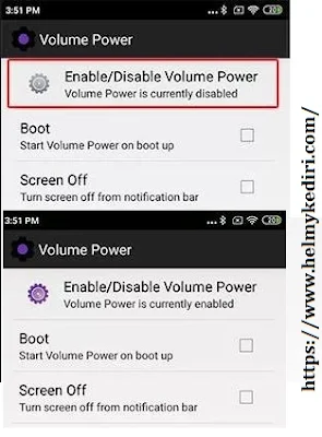 Power Button to Volume Button