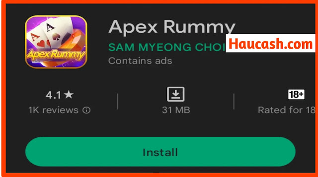 Apex Rummy App Download Page