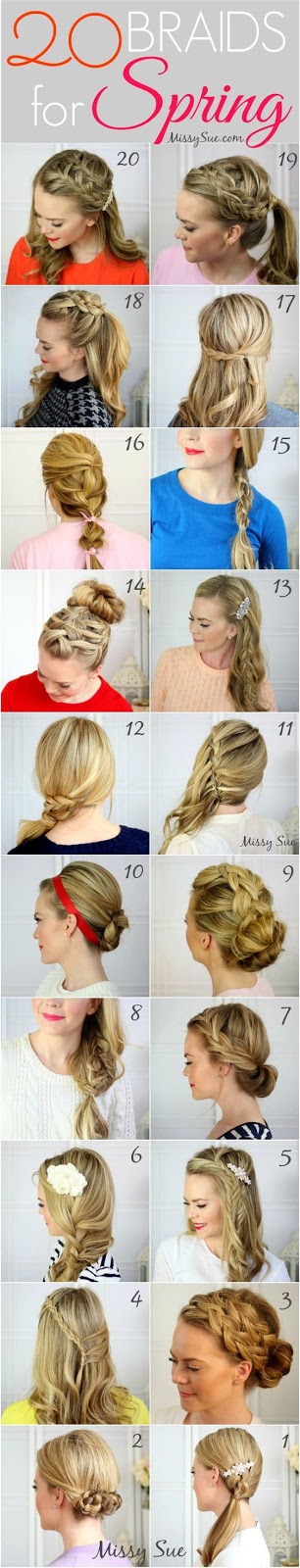 20 braids for spring