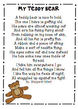 Teddy Bear Poems 1