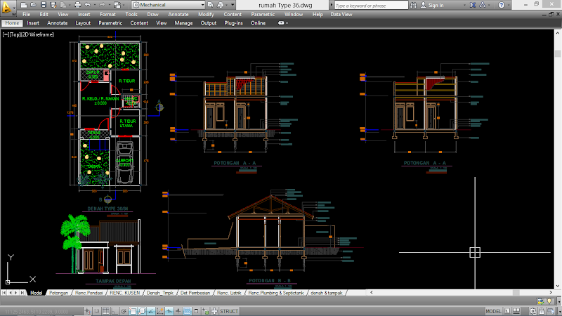 Download Denah Rumah Minimalis Autocad, Info Penting!