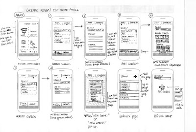 tworzenie aplikacji na androida - wireframing